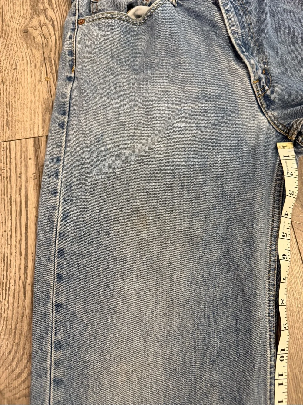 Levi 550 Relax Straight Vintage Light Wash 34x30 Men’s Denim Jean Pants